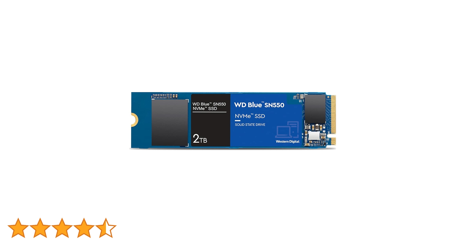 Amazon | WDS200T2B0C [WD Blue SN550 NVMe SSD（2TB M.2(2280) PCIe